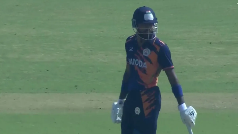 Hardik Pandya : हार्दिक पांड्या ने एक ओवर में जड़े 5 छक्के, शतक से मचाया तहलका